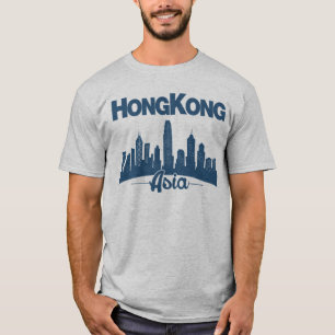 香港のスカイライン Tシャツ