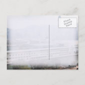 香港のビュー、ビクトリアハーバー ポストカード (裏面)