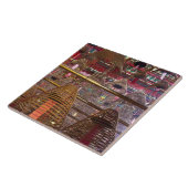 香港のマンモ仏教寺院 タイル (側面)