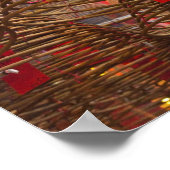 香港のマンモ仏教寺院 ポスター (角)