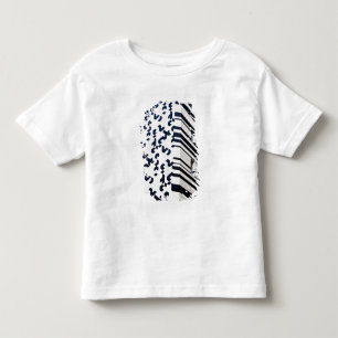 香港のモダンなモノクロ建築 トドラーTシャツ