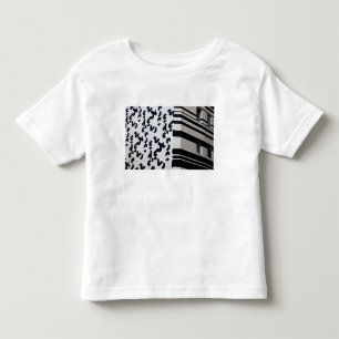 香港のモダンなモノクロ建築 トドラーTシャツ