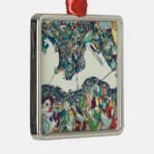 香港の中国の地図 メタルオーナメント (右)