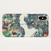 香港の中国の地図 Case-Mate iPhoneケース (裏面(横))