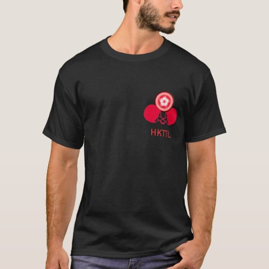 香港の卓球 Tシャツ (正面)