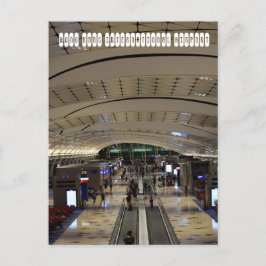 香港の国際空港 ポストカード