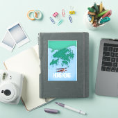香港の地図 シール (iPadカバー)