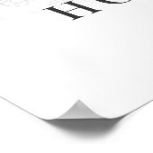 香港の地図 ポスター (角)