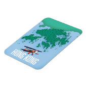 香港の地図 マグネット (左側)