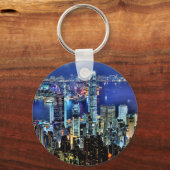 香港の夜景 キーホルダー (正面)