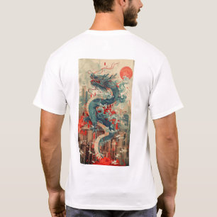 香港の平和のためのドラゴンウィングス – ヴィンテージスタイル Tシャツ
