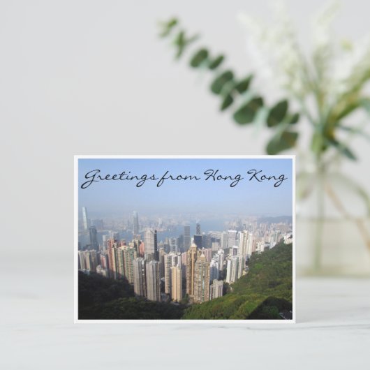 香港の挨拶 ポストカード (スタンド正面)