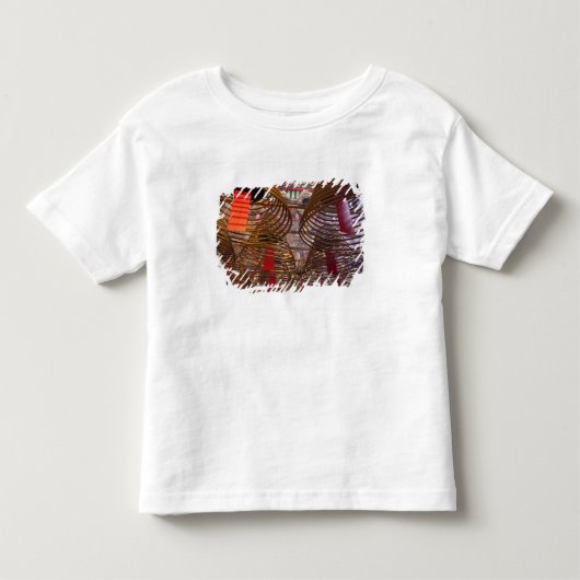 香港の文武廟 トドラーTシャツ (正面)