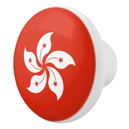 香港の旗とセラミックノブの引っ張り セラミックノブ (右)