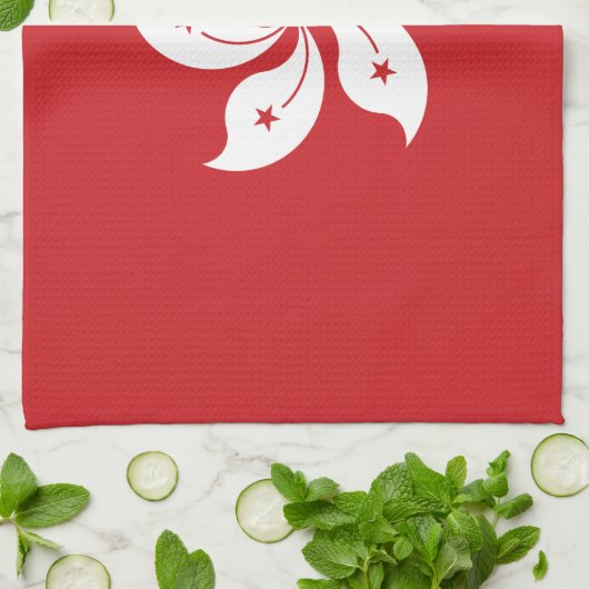 香港の旗 キッチンタオル (折り畳み)