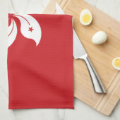 香港の旗 キッチンタオル (四つ折り)