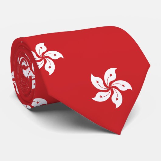 香港の旗 ネクタイ (ロール)