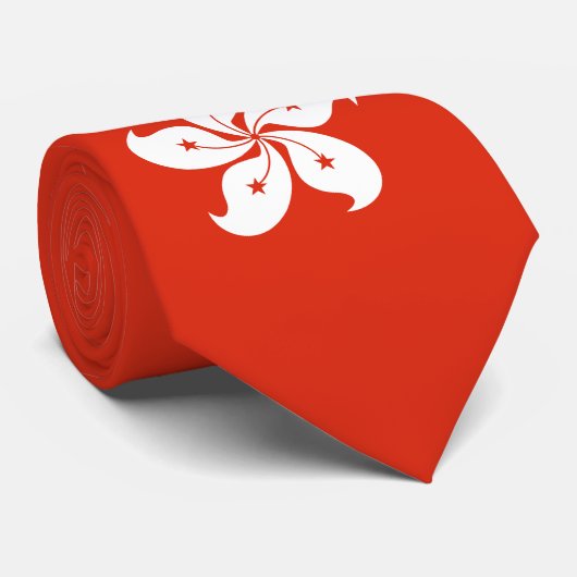 香港の旗 ネクタイ (ロール)