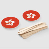 香港の旗 ハンドファン (組立なし)