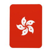 香港の旗 マグネット (縦)