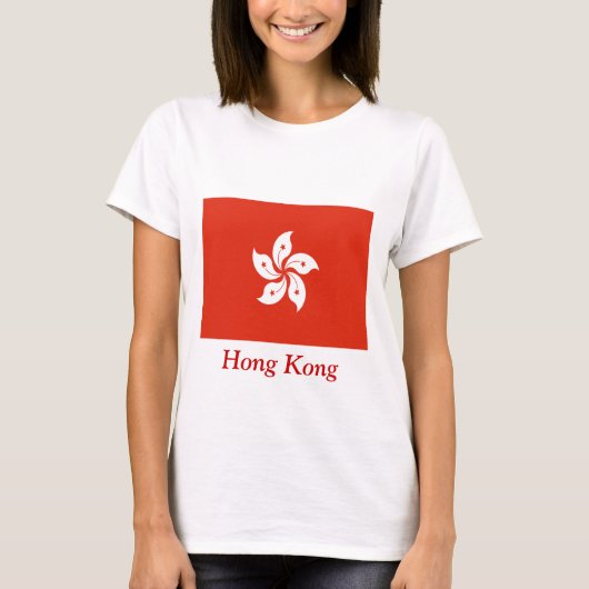 香港の旗 Tシャツ (正面)