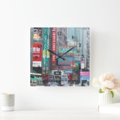 香港の柱時計 スクエア壁時計 (ホーム)