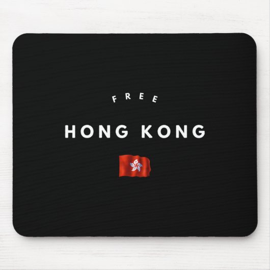 香港の民主主義を今すぐ自由に#freehongkong #saveho マウスパッド (正面)