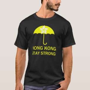 香港の滞在の強い傘の改革の抗議 Tシャツ