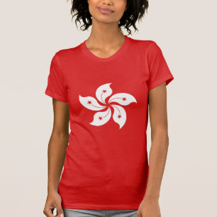 香港の白い蘭の記号 Tシャツ