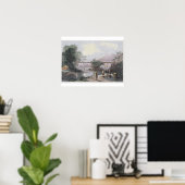 香港の竹水道、ヘンリー・アド刻印 ポスター (ホームオフィス)