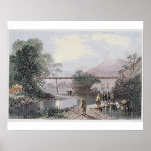 香港の竹水道、ヘンリー・アド刻印 ポスター (正面)