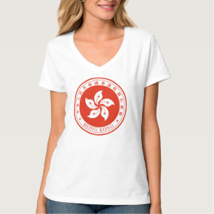 香港の紋章Tシャツ Tシャツ