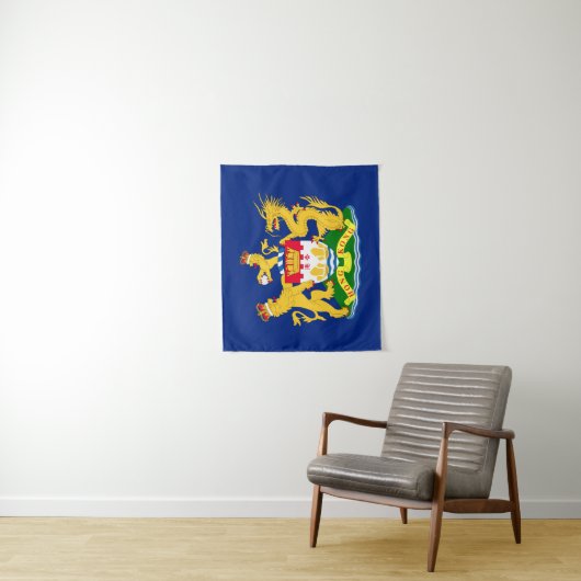 香港の自主性の動きの旗-龍獅香港旗/香港自治運動旗]] タペストリー (インサイチュ)