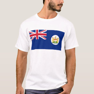 香港の英屬香港(1959年- 1997年)の旗 Tシャツ