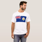 香港の英屬香港(1959年- 1997年)の旗 Tシャツ (正面フル)