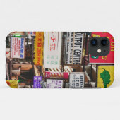 香港の街のネオンサイン Case-Mate iPhoneケース (裏面(横))