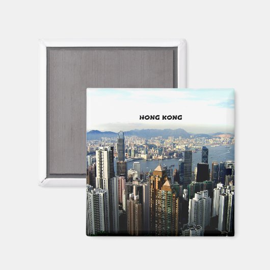 香港の街並み マグネット (正面/裏面)