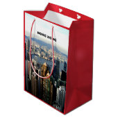 香港の街並み ミディアムペーパーバッグ (裏面アングル)