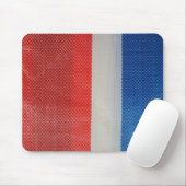 香港の赤く白いおよび青のストリップ マウスパッド (マウス)