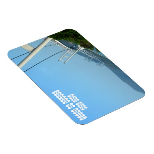 香港のTsing Ma Bridge マグネット (右側)