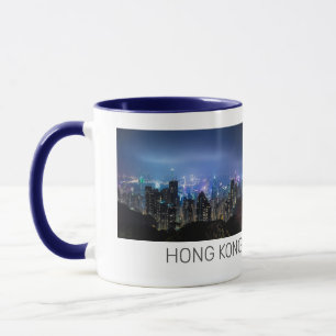 香港アイランドスカイラインパノラマナイト マグカップ