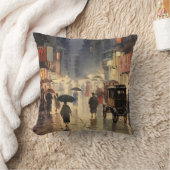 香港ウォーター絵画カラー1940装飾用クッション クッション (ブランケット)