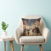 香港ウォーター絵画カラー1940装飾用クッション クッション (椅子)