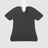 香港オーキッドフラワーオンカーボンファイバープリント オーナメント (裏面)