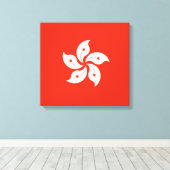 香港キャンバスプリント国旗 キャンバスプリント (インサイチュ (ウッドフロア))