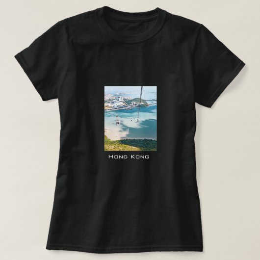 香港ケーブルカー旅行 Tシャツ (デザイン正面)