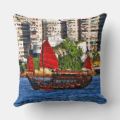 香港サンパンオリエントの真珠 クッション (裏面)