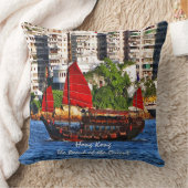 香港サンパンオリエントの真珠 クッション (ブランケット)