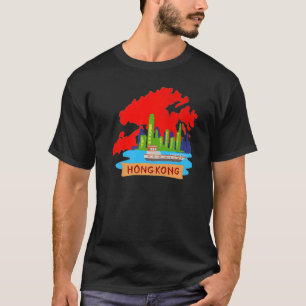 香港シティ中国お土産男性へ女性6 Tシャツ