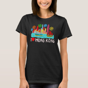 香港シティ中国お土産男性へ女性6 Tシャツ